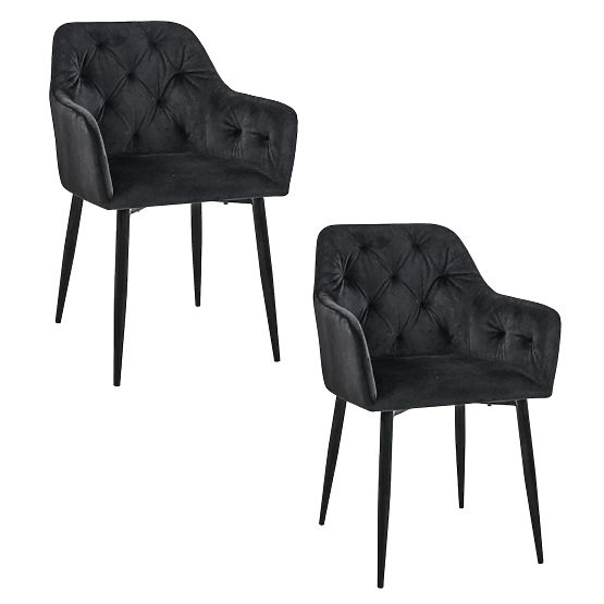 2x STOLIČKA SJ.030 - ČIERNE