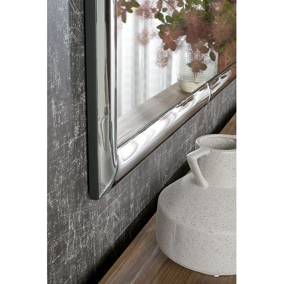 ABISSO nástenné zrkadlo, strieborné (1p=1ks)