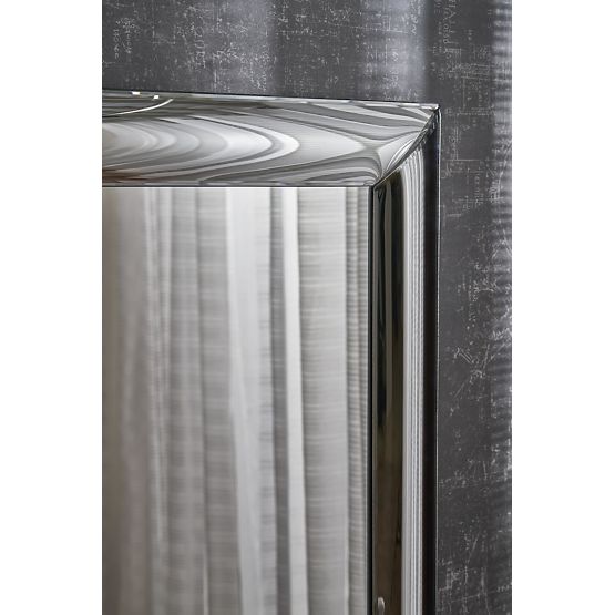 ABISSO nástenné zrkadlo, strieborné (1p=1ks)