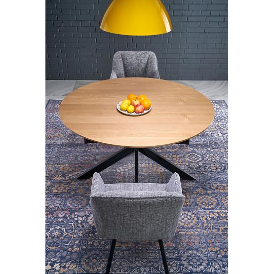 ACORD rozkladací stôl, prírodný / čierny (2p=1ks)