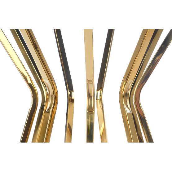 AFINA S stolík, zrkadlo / zlatý (1p=1ks)