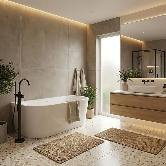 Akrylátová nástenná vaňa OLIMPIA 150 cm