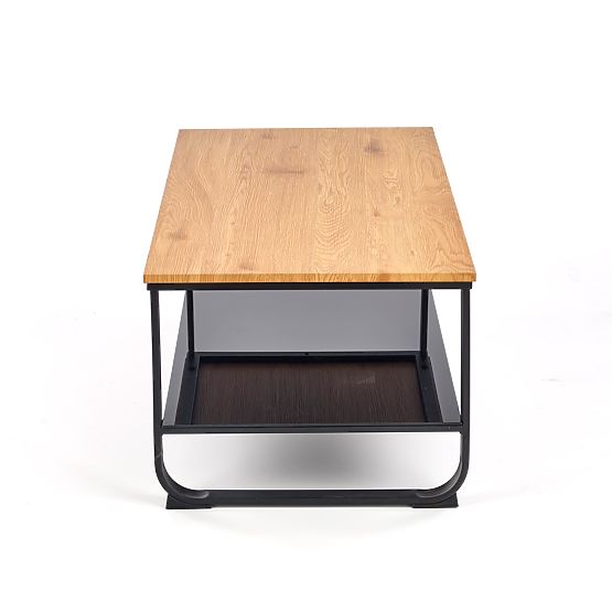 ARTIGA konferenčný stolík dub zlatý / čierny (1p=1ks)