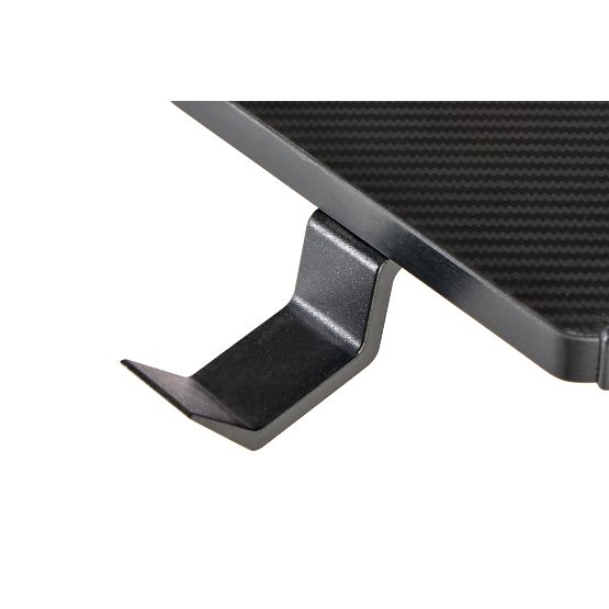 B49 písací stôl čierny / červený (1p=1ks)