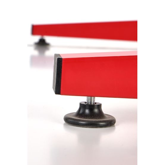 B49 písací stôl čierny / červený (1p=1ks)