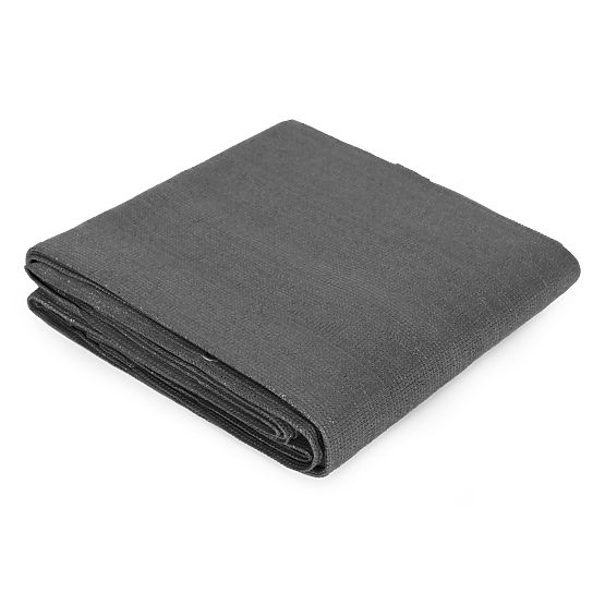 Balkónová clona s kovaním 100x700 cm tieniaca sieť + inštalačné prvky sivá MultiGarden