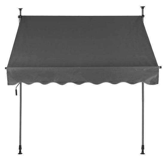 Balkónová slnečná markíza s nastaviteľnou výškou, vodeodolná s ručnou kľukou