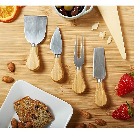 Bambusová doska na občerstvenie a syry Estera