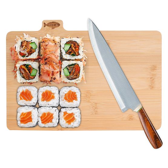 Bambusová krájacia doska Skara sada 4 kusy