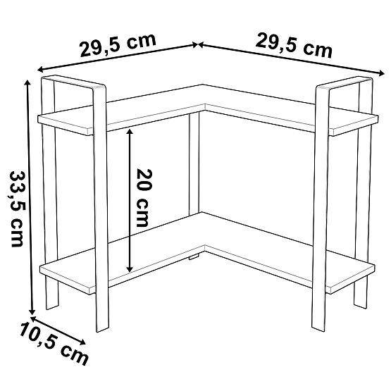 Bambusové police na korenie SARITA
