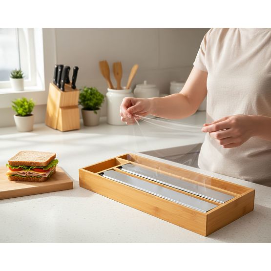 Bambusový dávkovač fólie BORDE