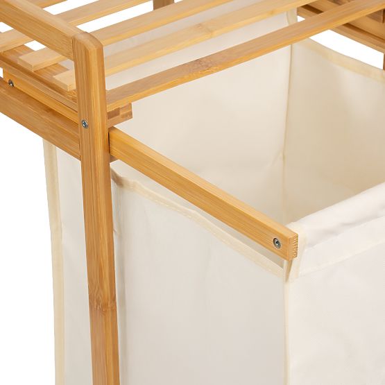 bambusový kôš na bielizeň alebo hračky HANOI 1 priehradka