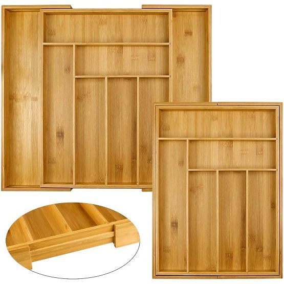 Bambusový organizér na príbor IKAR