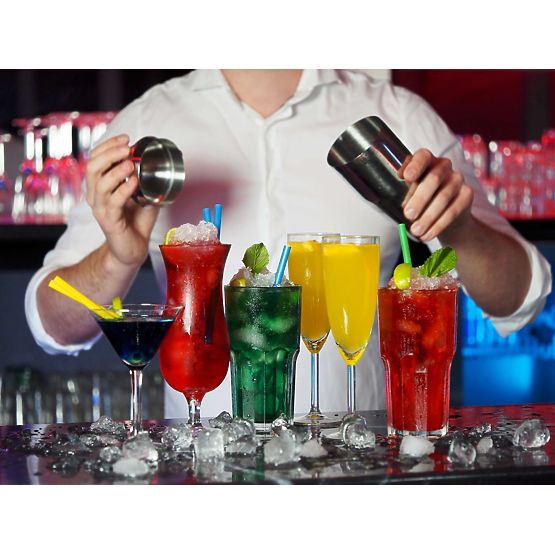 Barmanská sada CHESTER chrómovaná 12 dielov