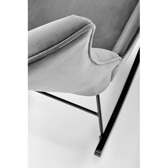 BAZALTO hojdacie kreslo sivé (1p=1ks)