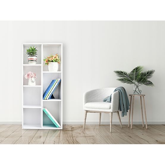 Biela knižnica ModernHome