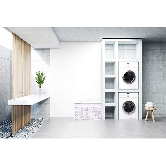 Biela prútená truhlica 160 L