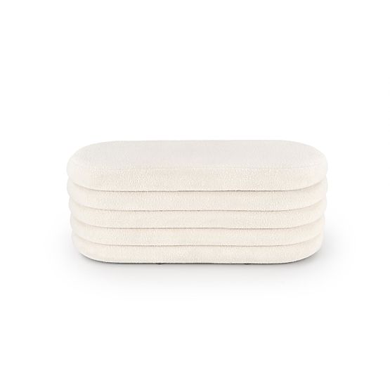 BLISS lavica s úložným priestorom, krémová (1p=1ks)