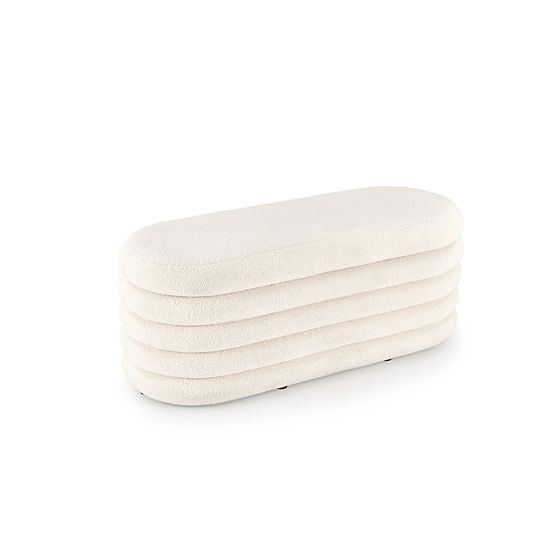 BLISS lavica s úložným priestorom, krémová (1p=1ks)