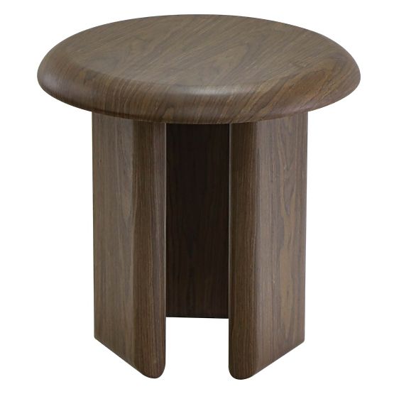Bočný stolík Keo 50 cm, tmavý orech