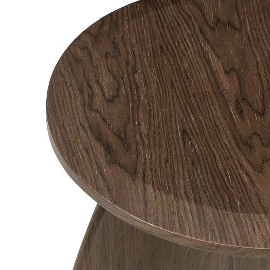 Bočný stolík Noku 50 cm, tmavý orech