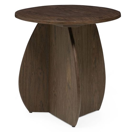 Bočný stolík Noku 50 cm, tmavý orech