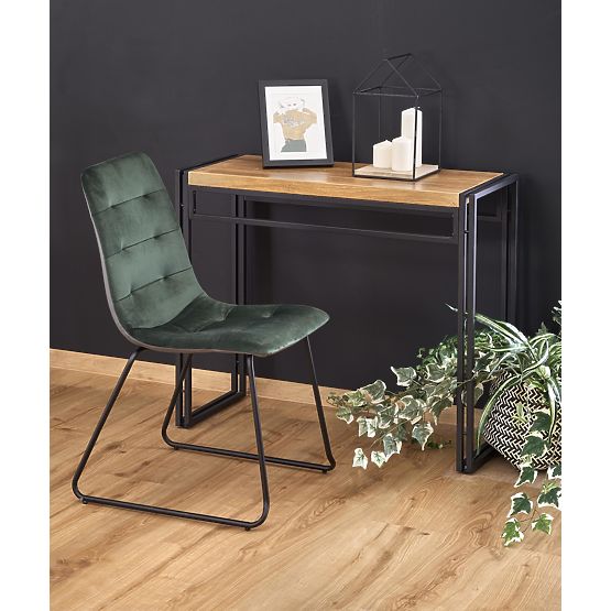 BOLIVAR KN1 konzola dub zlatý / čierny (1p=1ks)