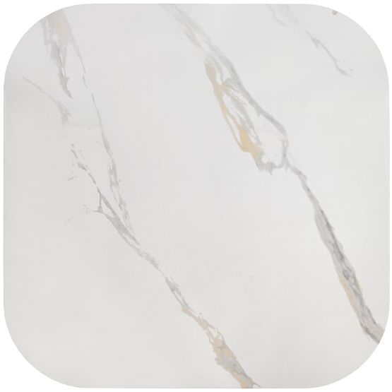 BORNA konferenčný stolík biely mramorový povrch (1p=1ks)