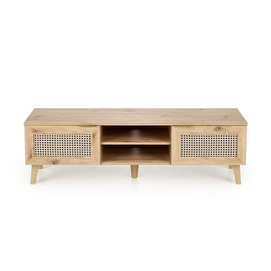 BORNEO RTV-1 TV stolík dub artisan/čierny (1p=1ks)