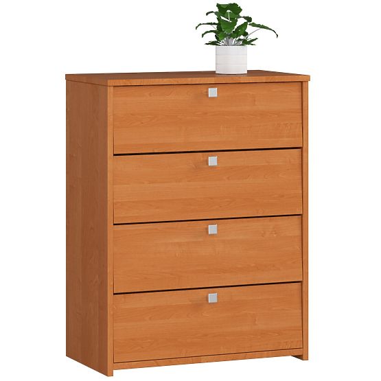 Botník RUBIN 4 výklopné dvere 66 cm - jelša