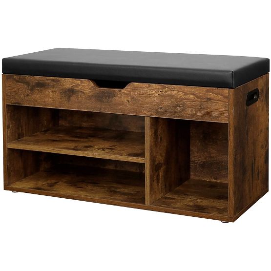 Botník s lavicou LOFT drevený