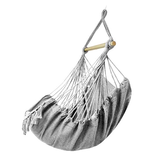 Brazílska hojdacia stolička BAHIO sivá