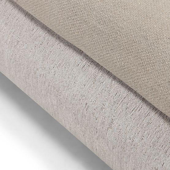 Čalúnená posteľ Bowee 160x200 cm, so stelažom, svetlo béžová, nožičky guľaté