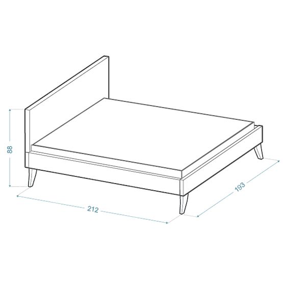 Čalúnená posteľ HEAVEN 180 x 200 cm - Púdrovo ružová