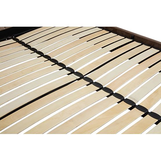 Čalúnená posteľ s vysokým čelom PALLAZO béžová - 160x200 cm