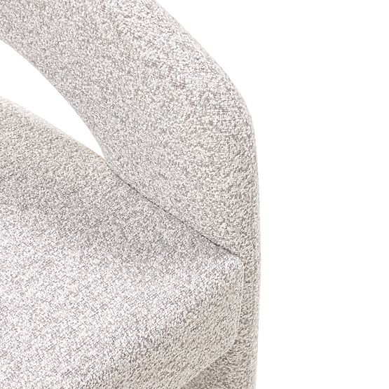 Čalúnená stolička Castelo šedobéžová