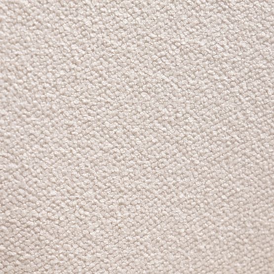 Čalúnená stolička Elaine krémová, boucle, oblé tvary