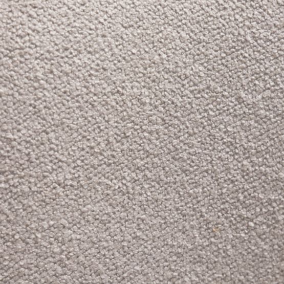 Čalúnená stolička Falone šedobéžová, boucle, oblé tvary