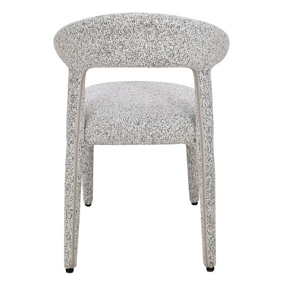 Čalúnená stolička Hiroki, béžovo-sivý melír