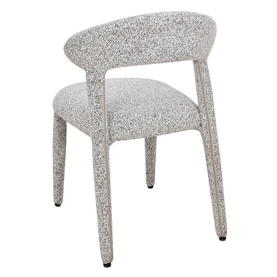 Čalúnená stolička Hiroki, béžovo-sivý melír