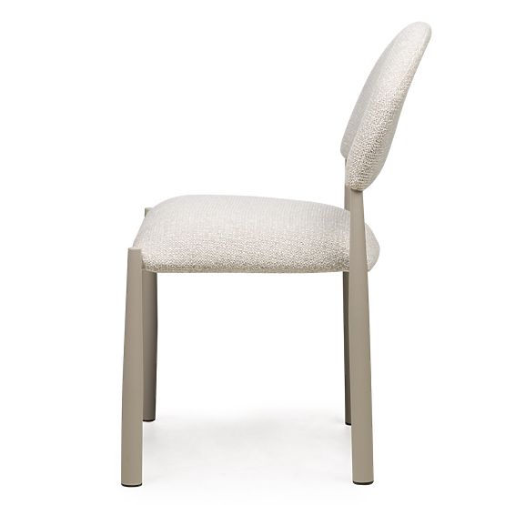 Čalúnená stolička Maze béžovošedá