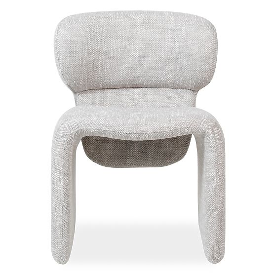 Čalúnená stolička Nabila, béžovošedá