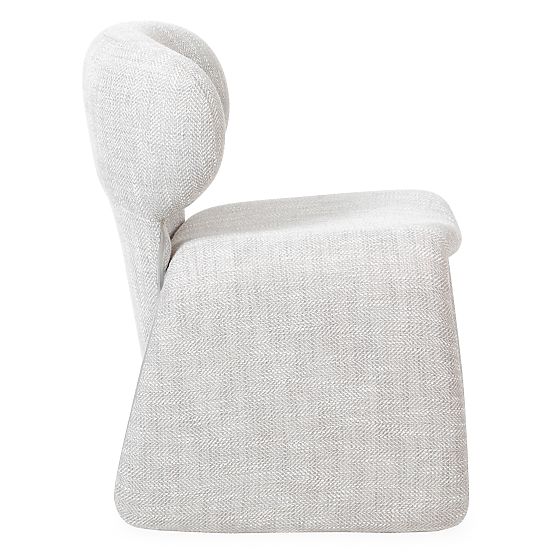 Čalúnená stolička Nabila, béžovošedá