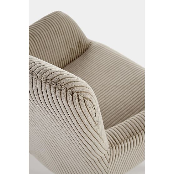 Čalúnené kreslo AMARO - šedé