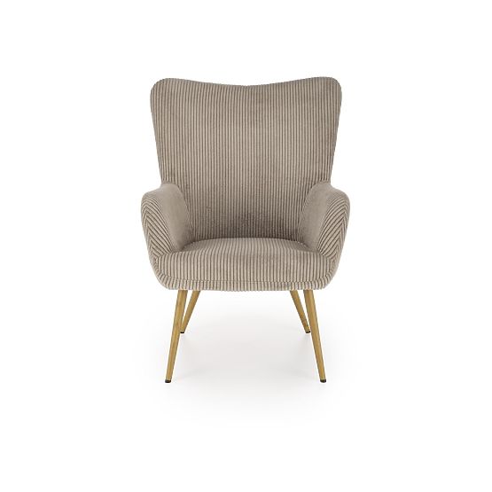 Čalúnené kreslo AMARO - šedé