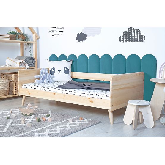 Čalúnený panel Oblúčik - Smaragd