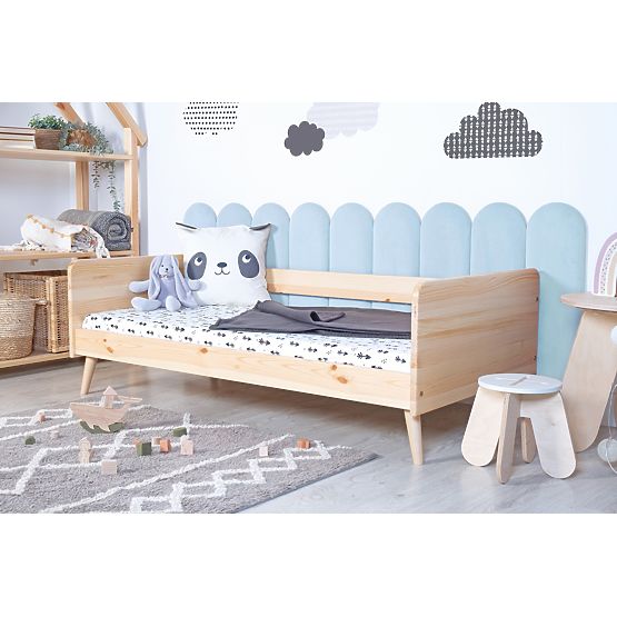 Čalúnený panel Oblúčik - baby blue