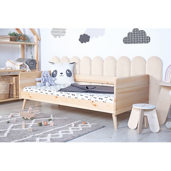 Čalúnený panel Oblúčik - krémový