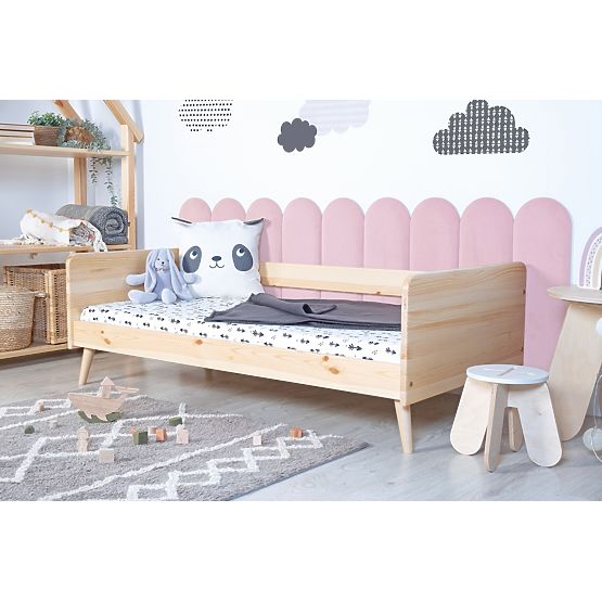 Čalúnený panel Oblúčik - púdrovo ružová