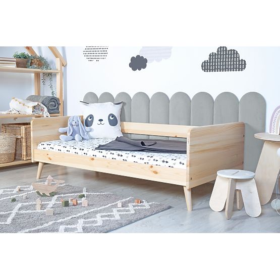 Čalúnený panel Oblúčik - sivá